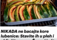NIKADA ne bacajte kore lubenice: Stavite ih u pleh i uključite rernu. Žao mi je što nisam probao ranije! NIKADA ne bacajte kore lubenice: Stavite ih u pleh i uključite rernu. Žao mi je što nisam probao ranije!