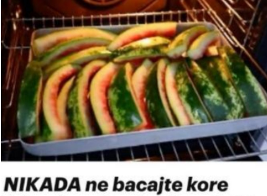 NIKADA ne bacajte kore lubenice: Stavite ih u pleh i uključite rernu. Žao mi je što nisam probao ranije! NIKADA ne bacajte kore lubenice: Stavite ih u pleh i uključite rernu. Žao mi je što nisam probao ranije!