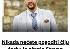 Nikada nećete pogoditi čiju ćerku je oženio Stevan Piale:” Moj tast je čuveni…” (FOTO)