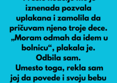“Odbila sam da pomognem ćerki tokom hitnog medicinskog slučaja zbog onoga što nam je uradila…” “Odbila sam da pomognem ćerki tokom hitnog medicinskog slučaja zbog onoga što nam je uradila…”