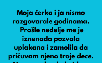 “Odbila sam da pomognem ćerki tokom hitnog medicinskog slučaja zbog onoga što nam je uradila…” “Odbila sam da pomognem ćerki tokom hitnog medicinskog slučaja zbog onoga što nam je uradila…”