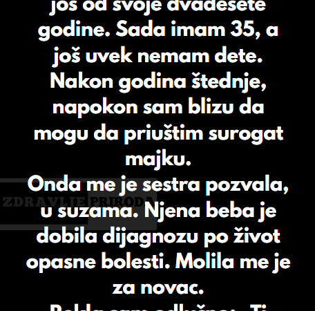 “Pokušavam da zatrudnim još od svoje dvadesete godine…”