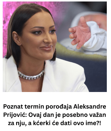 Poznat termin porođaja Aleksandre Prijović: Ovaj dan je posebno važan za nju, a kćerki će dati ovo ime?!