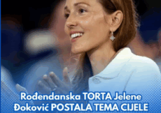 Rođendanska TORTA Jelene Đoković POSTALA TEMA CIJELE SRBIJE, kad je vidite, biće vam jasno i zašto