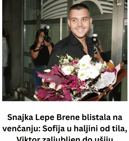Snajka Lepe Brene blistala na venčanju: Sofija u haljini od tila, Viktor zaljubljen do ušiju