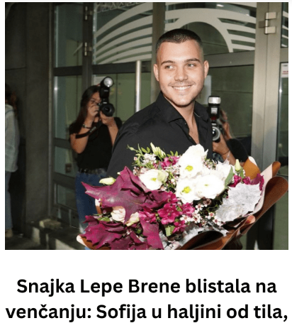 Snajka Lepe Brene blistala na venčanju: Sofija u haljini od tila, Viktor zaljubljen do ušiju Snajka Lepe Brene blistala na venčanju: Sofija u haljini od tila, Viktor zaljubljen do ušiju