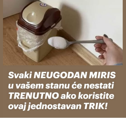 Svaki NEUGODAN MIRIS u vašem stanu će nestati TRENUTNO ako koristite ovaj jednostavan TRIK!