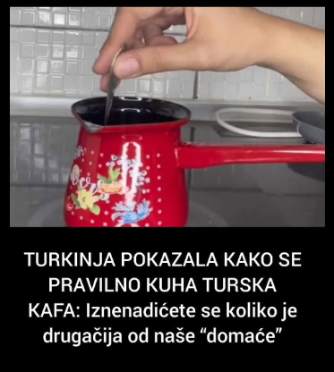 TURKINJA POKAZALA KAKO SE PRAVILNO KUHA TURSKA KAFA: Iznenadićete se koliko je drugačija od naše “domaće”