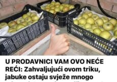 U PRODAVNICI VAM OVO NEĆE REĆI: Zahvaljujući ovom triku, jabuke ostaju svježe mnogo mjeseci, krompir ne niče, a mrkva traje cijelu godinu!
