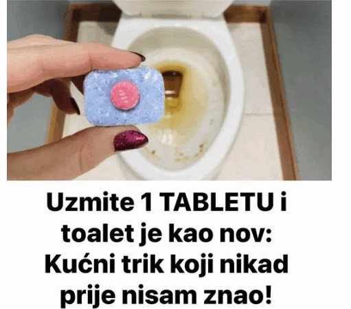 Uzmite 1 TABLETU i toalet je kao nov: Kućni trik koji nikad prije nisam znao!