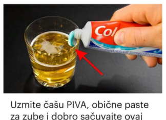 Uzmite čašu PIVA, obične paste za zube i dobro sačuvajte ovaj domaći trik: Koristim ga godinama i preporučujem svima! Uzmite čašu PIVA, obične paste za zube i dobro sačuvajte ovaj domaći trik: Koristim ga godinama i preporučujem svima!