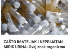 ZAŠTO IMATE JAK I NEPRIJATAN MIRIS URINA: Ovaj znak organizma ne smijete zanemariti! EVO NA ŠTA VAS UPOZORAVA