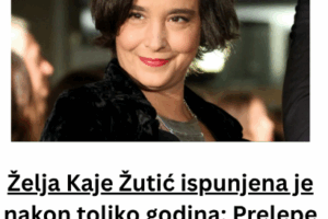 Želja Kaje Žutić ispunjena je nakon toliko godina: Prelepe vesti u 52. godini, svečana objava je tu!