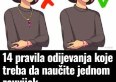 14 pravila odijevanja koje treba da naučite jednom zauvijek