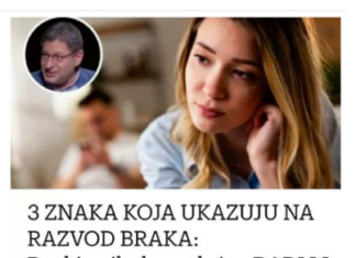 3 ZNAKA KOJA UKAZUJU NA RAZVOD BRAKA: Ruski psiholog otkrio – RADI LI OVO VAŠ PARTNER? 3 ZNAKA KOJA UKAZUJU NA RAZVOD BRAKA: Ruski psiholog otkrio – RADI LI OVO VAŠ PARTNER?