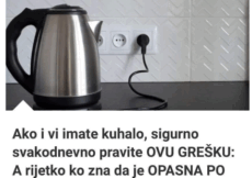 Ako posjedujete kuhalo, vjerovatno svaki dan pravite ovu grešku: I gotovo niko ne zna da je štetno po zdravlje