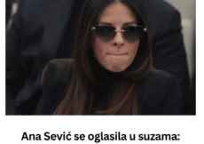 Ana Sević se oglasila u suzama: Njegova smrt je slomila – Sašu sam voljela, ali Žika mi je bio poput.. Ana Sević se oglasila u suzama: Njegova smrt je slomila – Sašu sam voljela, ali Žika mi je bio poput..
