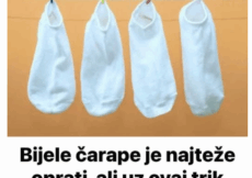 Bijele čarape može biti teško očistiti, ali s ovom metodom ponovno će izgledati potpuno nove