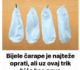 Bijele čarape može biti teško očistiti, ali s ovom metodom ponovno će izgledati potpuno nove