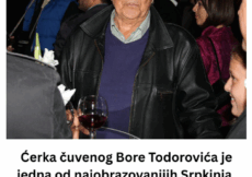Ćerka čuvenog Bore Todorovića je jedna od najobrazovanijih Srpkinja, školovala se svuda po svetu: Za oca uradila veliku stvar, a evo čime se sada bavi