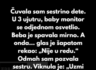 “Čuvala sam sestrino dete. U 3 ujutru, baby monitor se odjednom upalio…” “Čuvala sam sestrino dete. U 3 ujutru, baby monitor se odjednom upalio…”