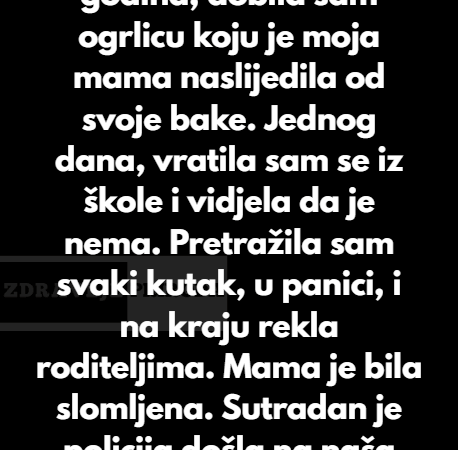 “Imala sam 10 godina kada sam dobila svoj prvi pravi komad nakita…”