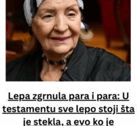 Lepa zgrnula para i para: U testamentu sve lepo stoji šta je stekla, a evo ko je naslednik (FOTO)