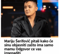 Mariju Šerifović pitali kako će sinu objasniti zašto ima samo mamu Odgovor ce vas iznenaditi