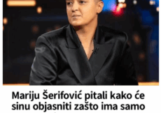 Mariju Šerifović pitali kako će sinu objasniti zašto ima samo mamu Odgovor ce vas iznenaditi