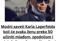 Modni saveti Karla Lagerfelda koji će svaku ženu preko 50 učiniti mlađom, zgodnijom i privlačnijom: Ove greške nikad nije praštao, u trenutku vam dodaju godine Modni saveti Karla Lagerfelda koji će svaku ženu preko 50 učiniti mlađom, zgodnijom i privlačnijom: Ove greške nikad nije praštao, u trenutku vam dodaju godine