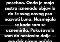 “Moja sestra je svom psu dala ime koje smo izabrali za našu bebu — ali reakcija mog muža me potpuno šokirala…”