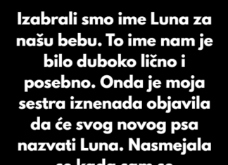 “Moja sestra je svom psu dala ime koje smo izabrali za našu bebu — ali reakcija mog muža me potpuno šokirala…” “Moja sestra je svom psu dala ime koje smo izabrali za našu bebu — ali reakcija mog muža me potpuno šokirala…”