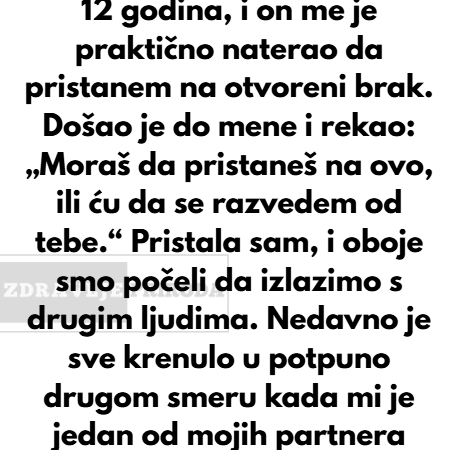 Muž me je naterao na otvoreni brak – sada duboko žali zbog toga.