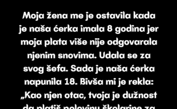 Neću da plaćam ćerkinu školarinu jer je njen očuh milioner — Završilo se jako loše Neću da plaćam ćerkinu školarinu jer je njen očuh milioner — Završilo se jako loše