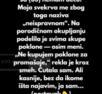 Neću dozvoliti svojoj svekrvi da me isključi zato što nemam decu