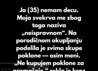 Neću dozvoliti svojoj svekrvi da me isključi zato što nemam decu Neću dozvoliti svojoj svekrvi da me isključi zato što nemam decu