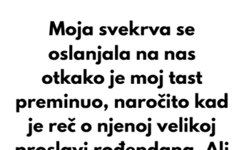 Nisam platio za 68. rođendan svoje svekrve — Ne može me više iskorišćavati Nisam platio za 68. rođendan svoje svekrve — Ne može me više iskorišćavati