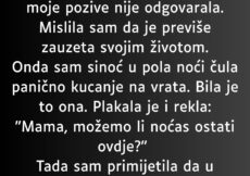 “Nisam vidjela svoju kćerku skoro godinu dana…”