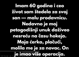 “Odbijam da odustanem od svog sna da bih spasila unuka, on ima roditelje…” “Odbijam da odustanem od svog sna da bih spasila unuka, on ima roditelje…”