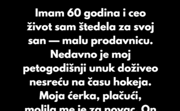 “Odbijam da odustanem od svog sna da bih spasila unuka, on ima roditelje…” “Odbijam da odustanem od svog sna da bih spasila unuka, on ima roditelje…”