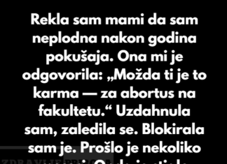 Odbijam da oprostim mami — nazvala je moju neplodnost „karmom“ Odbijam da oprostim mami — nazvala je moju neplodnost „karmom“