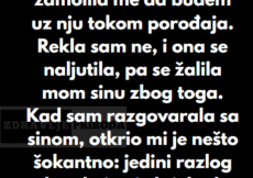 “Odbila sam biti u porodilištu sa svojom snajom — ja sam baka, a ne medicinska sestra…”
