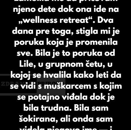 “Odbila sam da čuvam bebu svoje pastorke nakon što sam otkrila šta je radila dok je bila trudna…”