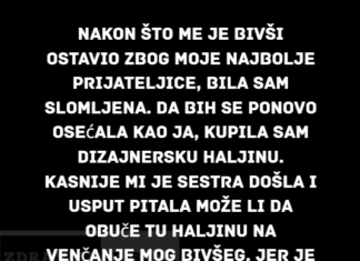 „Odbila sam da moja sestra obuče moju haljinu na venčanju mog bivšeg“ „Odbila sam da moja sestra obuče moju haljinu na venčanju mog bivšeg“