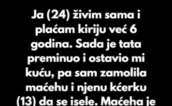 “Odbila sam da zadržim maćehu u kući mog pokojnog oca — nisam ja humanitarna organizacija” “Odbila sam da zadržim maćehu u kući mog pokojnog oca — nisam ja humanitarna organizacija”