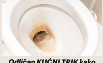 Odličan KUĆNI TRIK kako ukloniti žute mrlje i kamenac u WC šolji bez hemikalija: Testirano, djeluje odmah! Odličan KUĆNI TRIK kako ukloniti žute mrlje i kamenac u WC šolji bez hemikalija: Testirano, djeluje odmah!