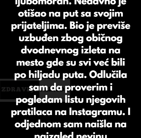 Otkrila sam da me muž vara samo tako što sam pažljivo pogledala njegov doručak.