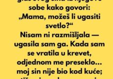 “Probudila sam se u 3 ujutru da uzmem vodu…”