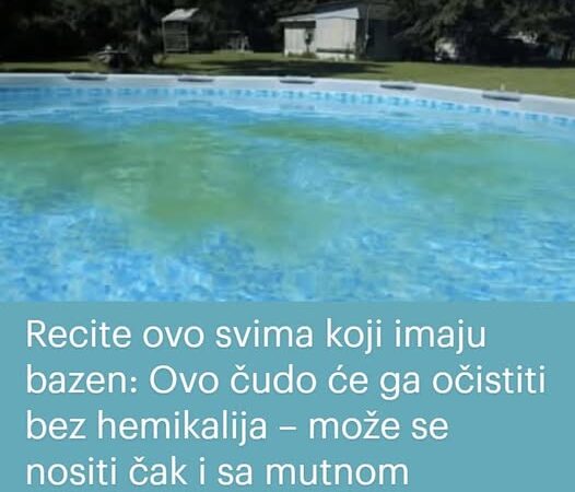 Recite ovo svima koji imaju bazen: Ovo čudo će ga očistiti bez hemikalija – može se nositi čak i sa mutnom vodom!