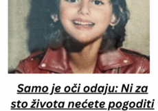 Samo je oči odaju: Ni za sto života nećete pogoditi ko je pjevačica sa slike! (Foto)